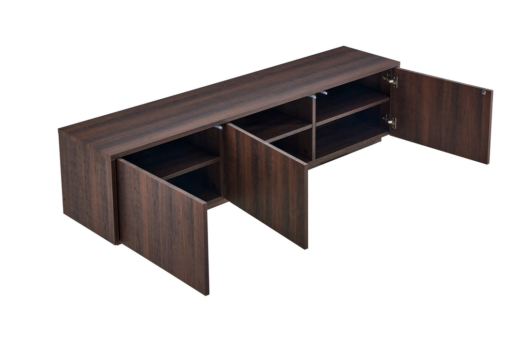 Meuble TV LAMOR Japandi Noyer 180CM