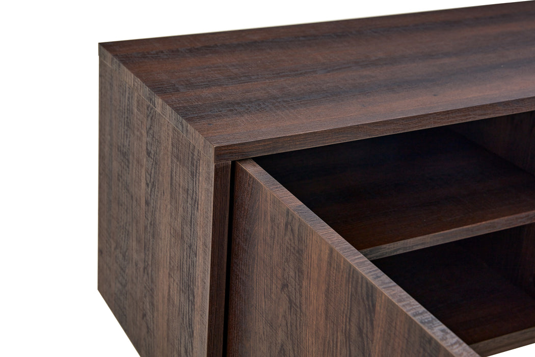 Meuble TV LAMOR Japandi Noyer 180CM