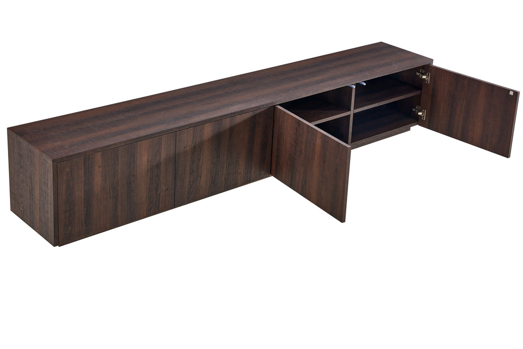 Meuble TV LAMOR Japandi Noyer 240CM