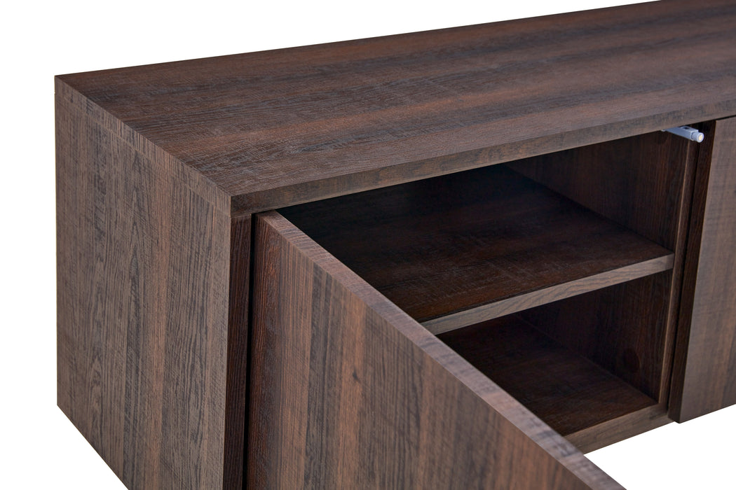 Meuble TV LAMOR Japandi Noyer 240CM