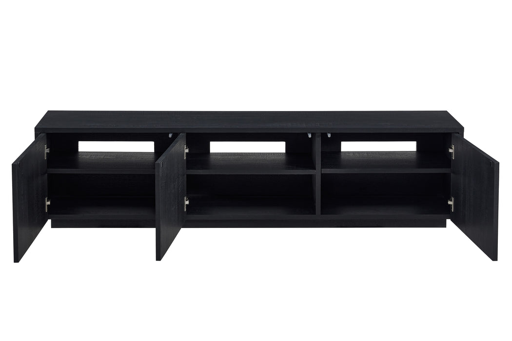 Meuble TV LAMOR Japandi Noir 180CM