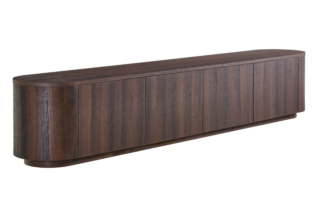 Meuble TV CERNY japandi Noyer 240CM