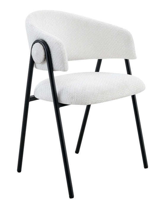 BARETZ Eetkamerstoel Bouclé Stone