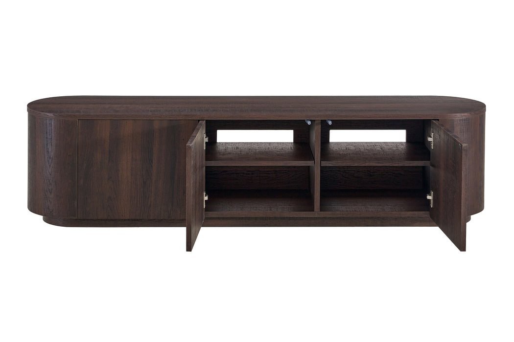 Meuble TV CERNY japandi Noyer 180CM