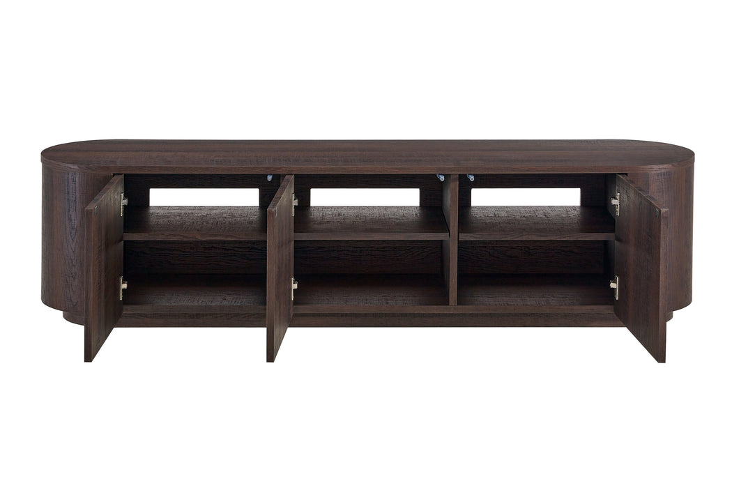 Meuble TV CERNY japandi Noyer 180CM