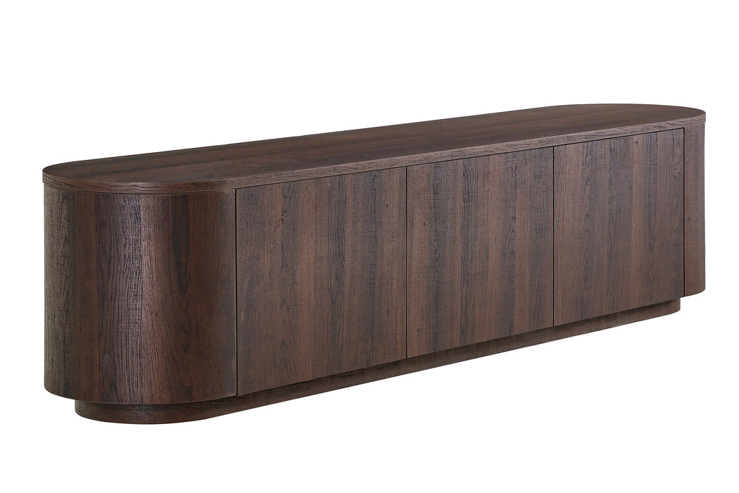 Meuble TV CERNY japandi Noyer 180CM