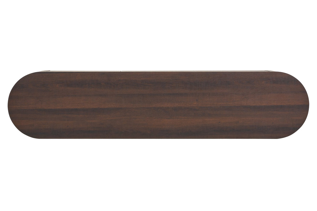 Meuble TV CERNY japandi Noyer 180CM