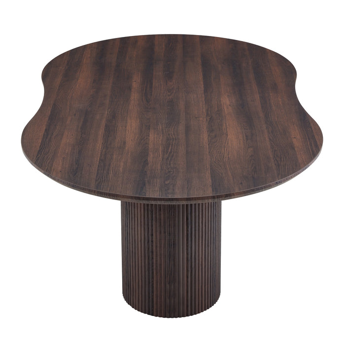 Japandi Eettafel Chivres Walnoot 220 cm