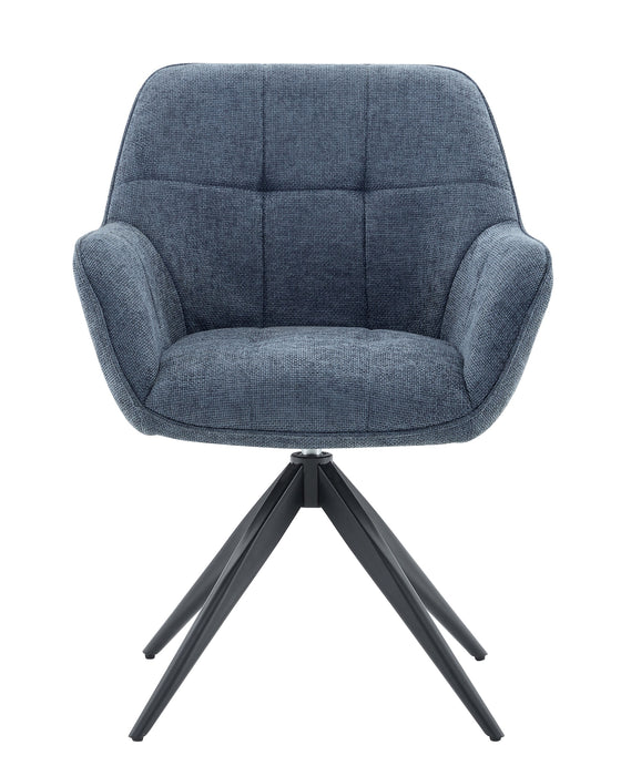 Eetkamerstoel Niort Linnen Blauw