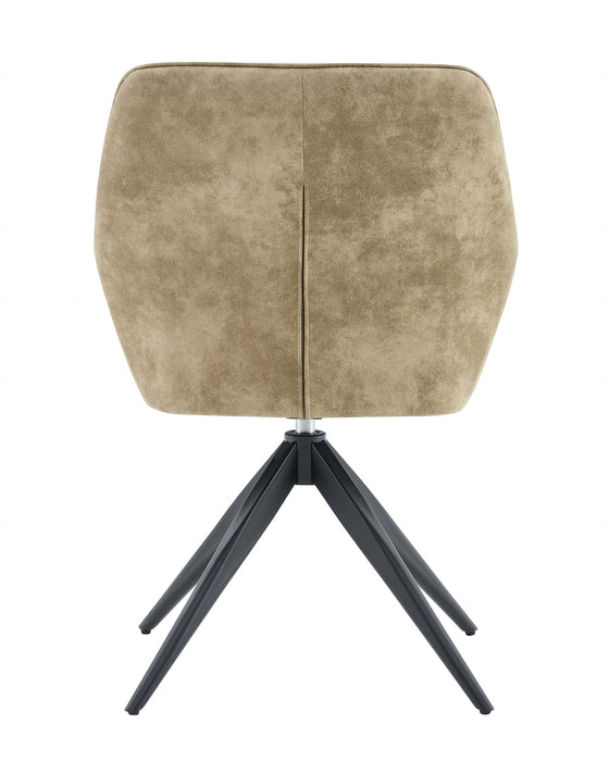 Esszimmerstuhl NIORT Leder Taupe