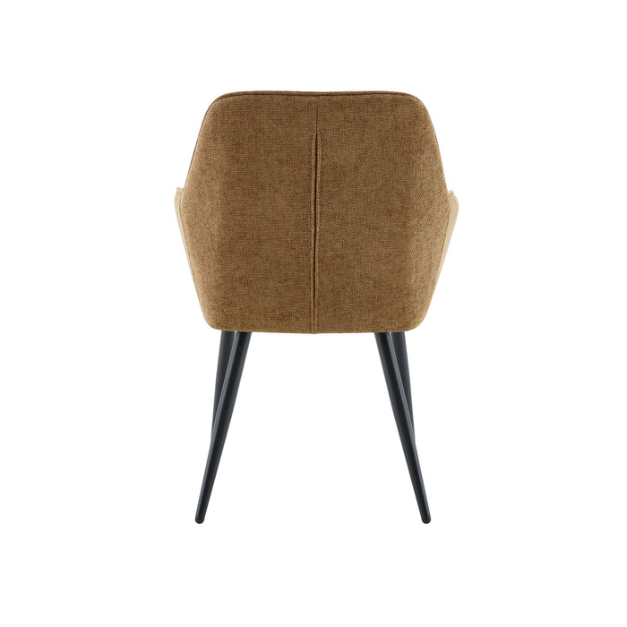 Eetkamerstoel AUTIEN Linnen Bruin