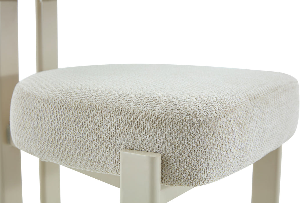 Japandi Esszimmerstuhl Caen Bouclé Ivor Stone