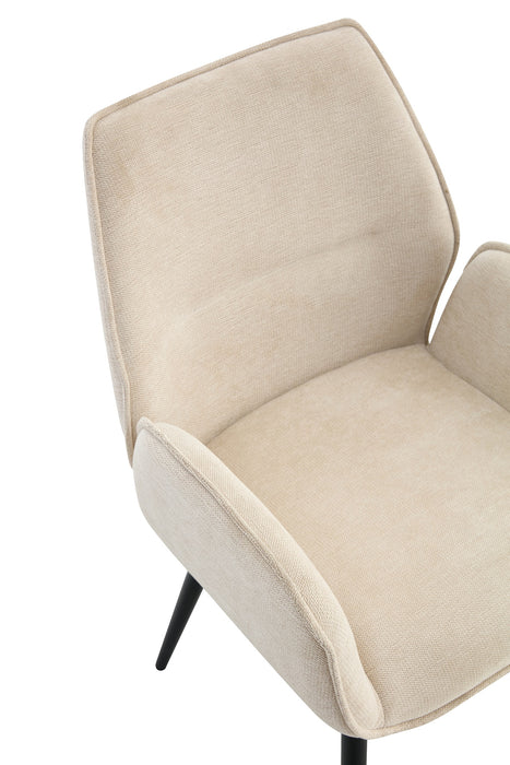 MONTRA Eetkamerstoel Linnen Stone