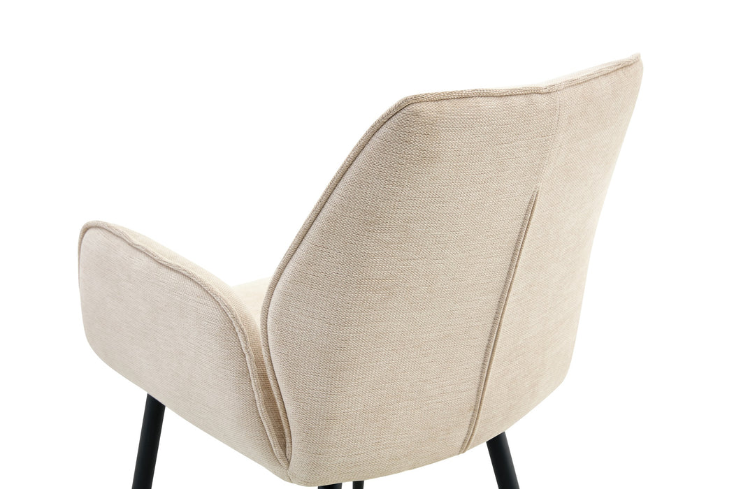 MONTRA Eetkamerstoel Linnen Stone