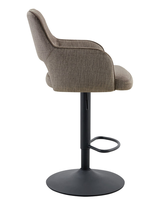 Barhocker LANDSOR Samt Taupe — Hermanshome