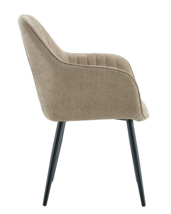 Esszimmerstuhl AUTIEN Leinen Taupe