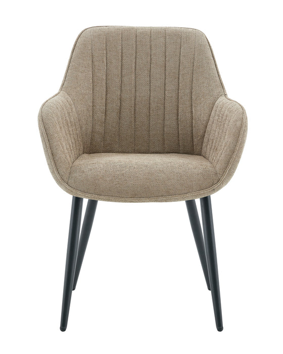 Esszimmerstuhl AUTIEN Leinen Taupe