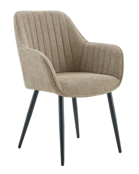 Esszimmerstuhl AUTIEN Leinen Taupe