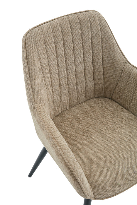 Esszimmerstuhl AUTIEN Leinen Taupe