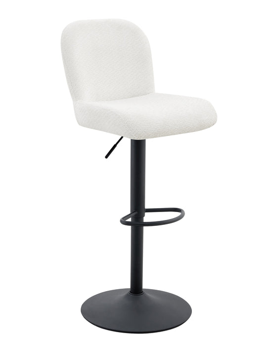 Tabouret HECKEN Bouclé Creme