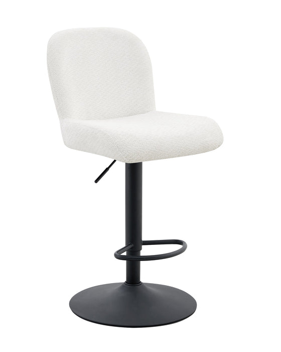 Tabouret HECKEN Bouclé Creme