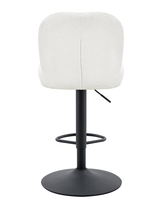 Tabouret HECKEN Bouclé Creme