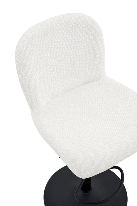 Tabouret HECKEN Bouclé Creme