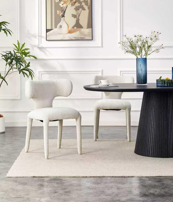 Japandi Eettafel Nizone Zwart 180 cm