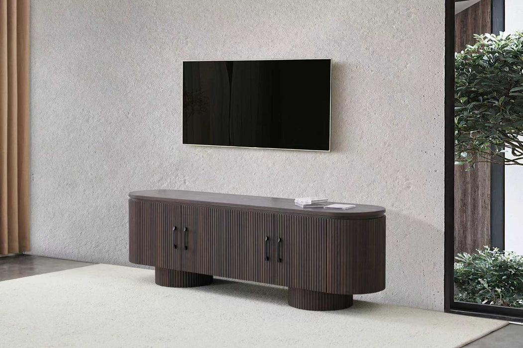 Japandi TV-Meubel Loubier Walnoot Look 180 cm