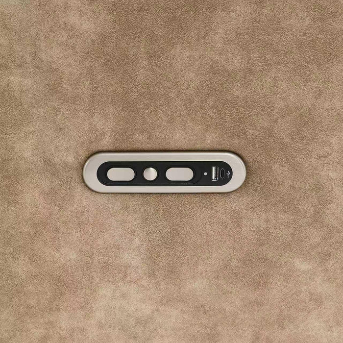 Elektrisch Relax Fauteuil Micro Suede Teron Taupe