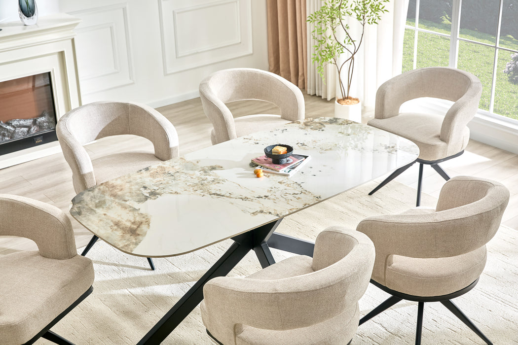 Table à Manger VABRE Céramique Pandora 180 cm