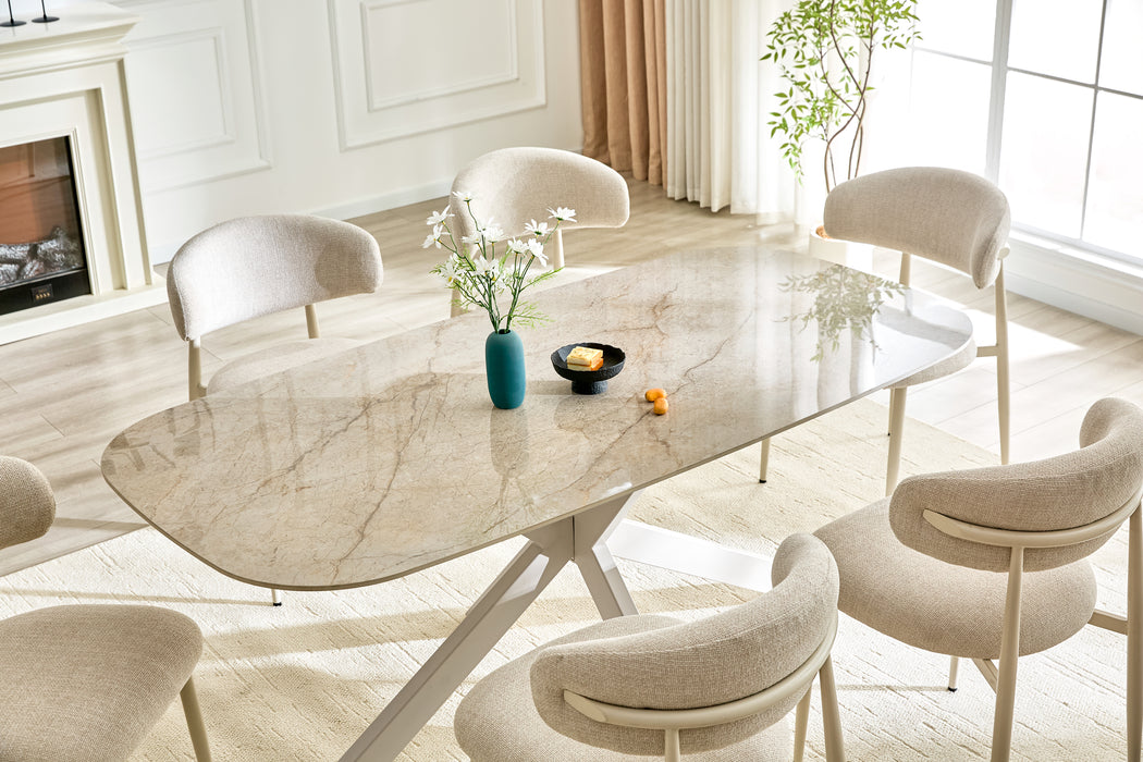 Table à Manger VABRE Céramique Stone 180 cm