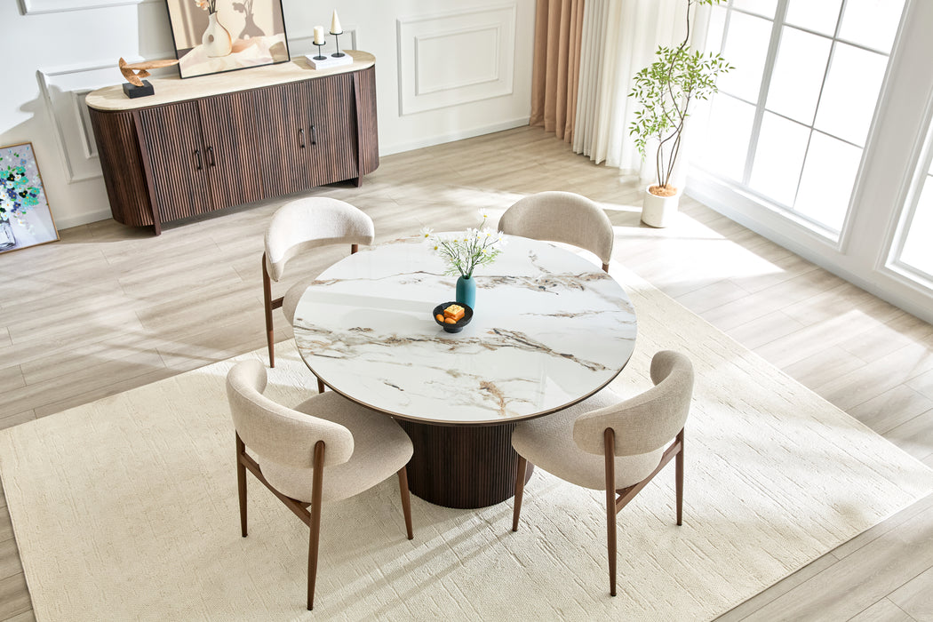 Eettafel VERCOR Pandora Keramiek Rond 130 cm