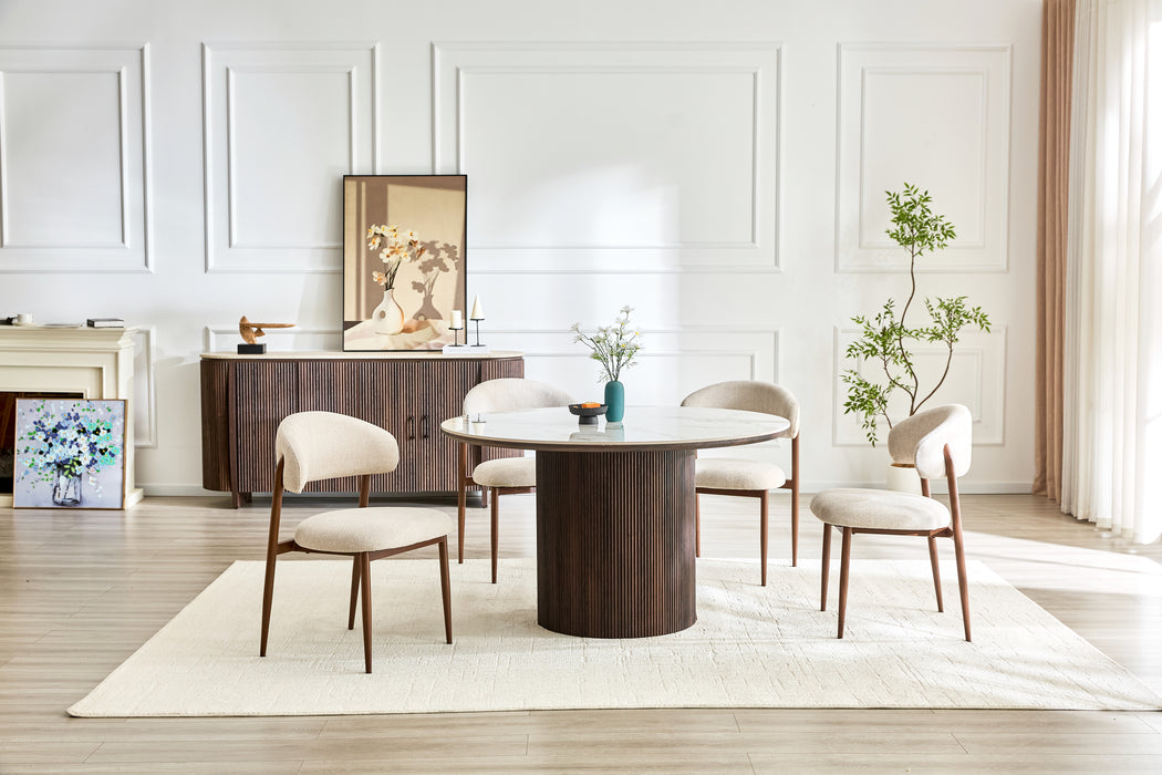 Eettafel VERCOR Pandora Keramiek Rond 130 cm