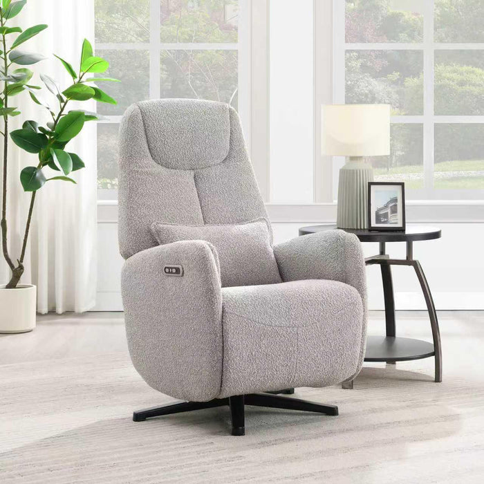Fauteuil Relax Électrique Boucle Gervais Taupe