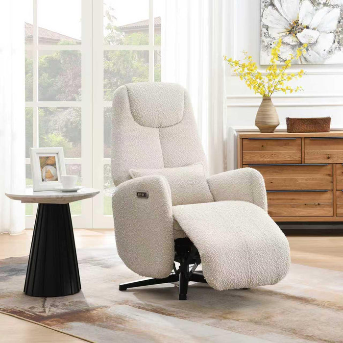 Fauteuil Relax Électrique Boucle Gervais Creme
