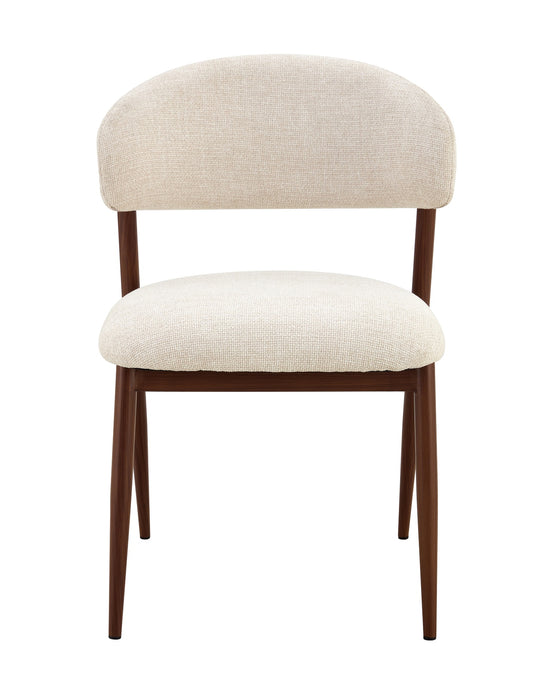 Chaise de salle à manger Japandi CHAUM Lin Stone