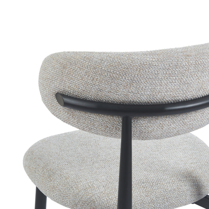 Japandi Eetkamerstoel Arles Stone Set van 4