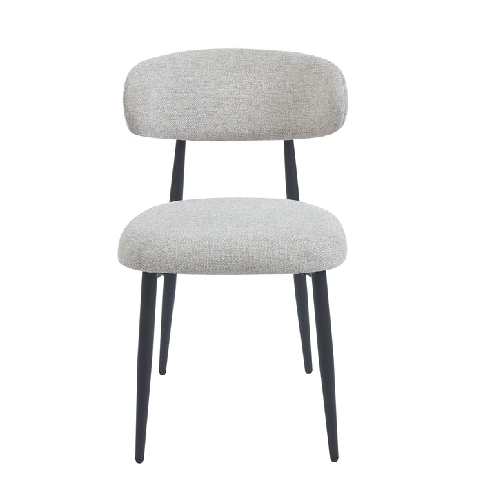 Japandi Eetkamerstoel Arles Stone Set van 4