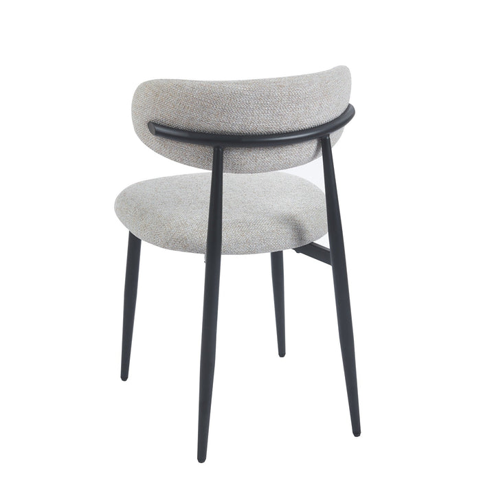 Japandi Eetkamerstoel Arles Stone Set van 4