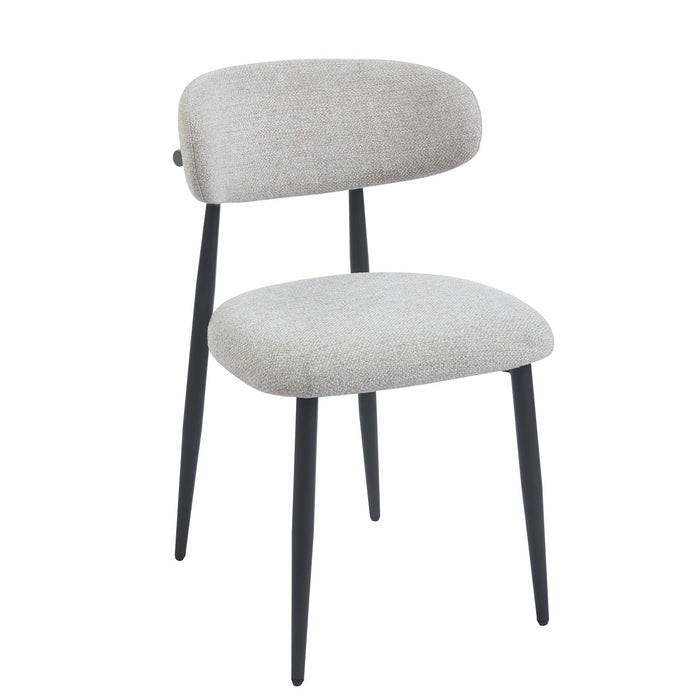 Japandi Eetkamerstoel Arles Stone Set van 4