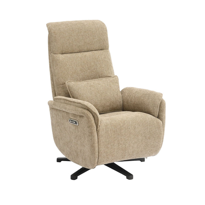 Elektrischer Relaxsessel Valois Leinen Taupe