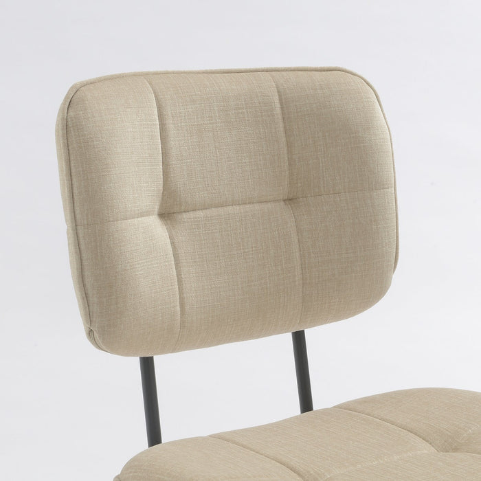 Eetkamerstoel Didier Velours Stone Set van 2