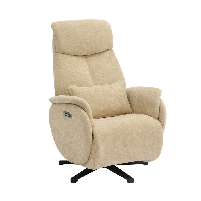 Elektrisch Relax Fauteuil Maine Linnen Stone