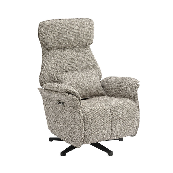 Elektrischer Relaxsessel Leinen Floren Taupe