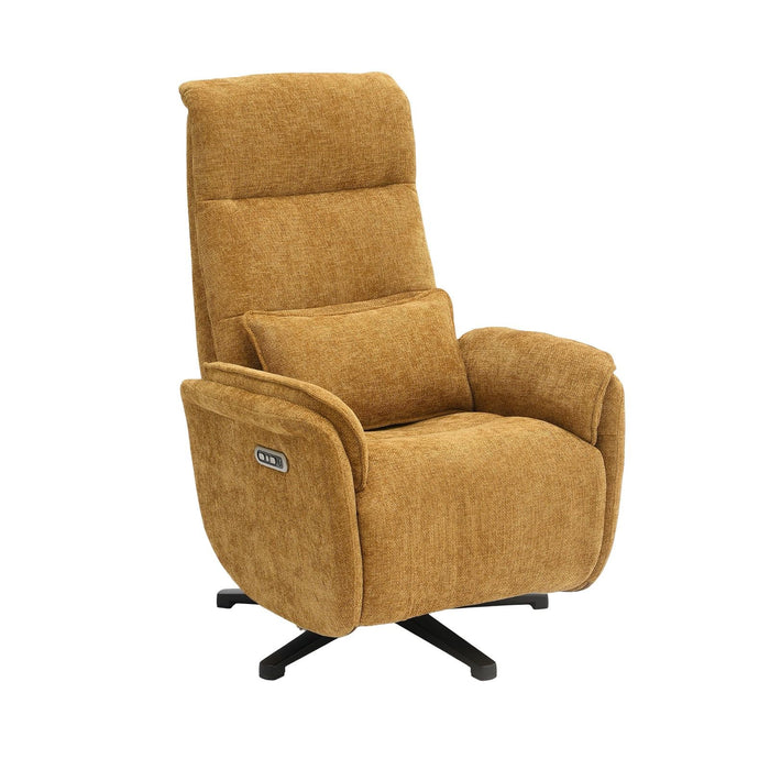 Fauteuil Relax Électrique Valois Lin Jaune ocre