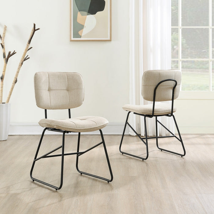 Eetkamerstoel Didier Velours Stone Set van 2