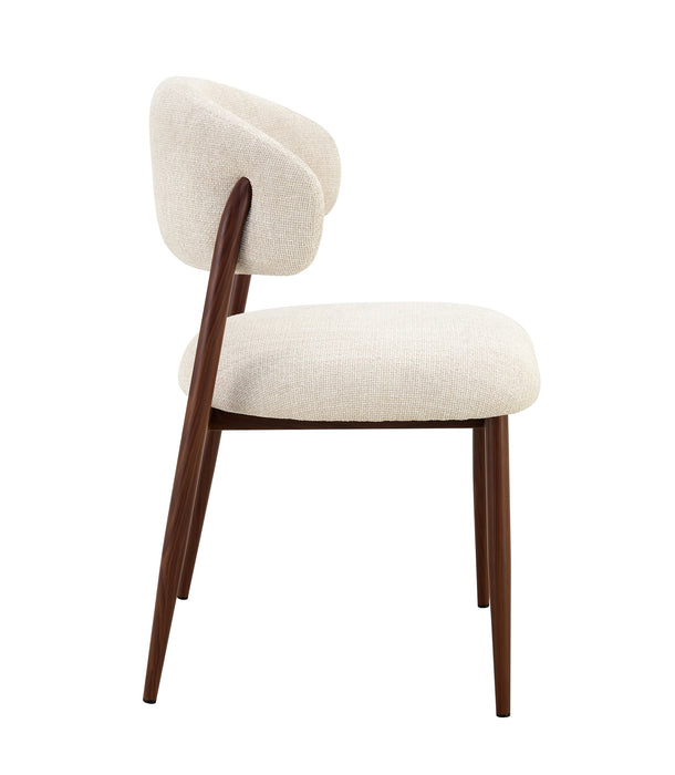 Chaise de salle à manger Japandi CHAUM Lin Stone