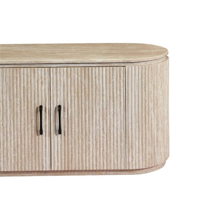 Japandi TV-Möbel Martin Travertin Optik 180 cm