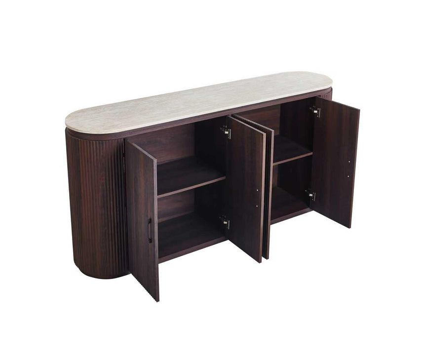 Japandi Dressoir Gemont Travertin Look 180 cm